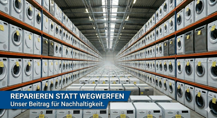 Tausende reparierte Haushaltsgeräte im Lager
