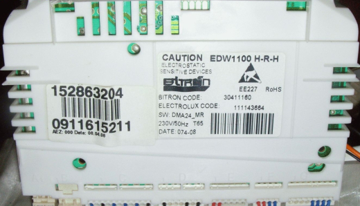 Reparatur AEG,Juno,Rex,Zanussi Geschirrspüler Steuerung EDW1100/EDW1500 - Elektronik defekt, Totalausfall, keine Reaktion, Spülmaschine geht nicht mehr an